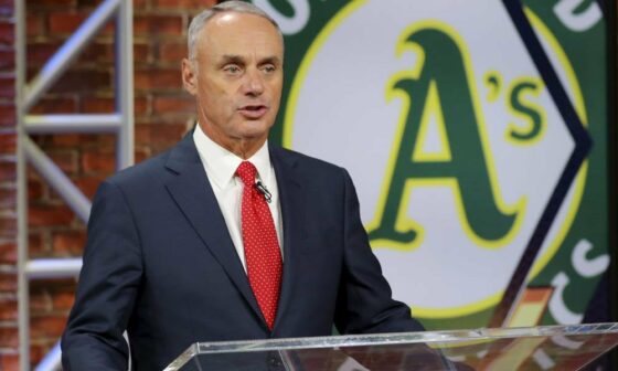 MLB commissioner Manfred states A's stadium pursuit has shifted focus to Vegas