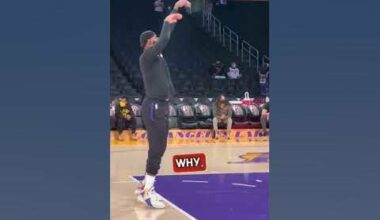 Here's evrything Lebron James does before a Nba game