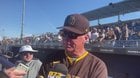 [97.3TheFan] Padres top prospect Jackson Merrill went 3-for-3 in the Spring Training opener today. Bob Melvin: "This guy's going to be a pretty quick mover I think in this organization...he's impressive."