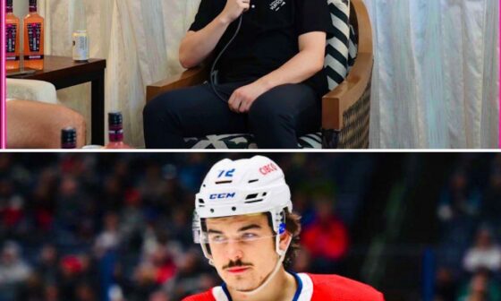 “He’s been awesome, a big surprise for the NHL, he’s earned his right to be here with his play & what he brings to the team. He was a smaller guy growing up & played a skilled game & suddenly he got huge. He’s still got his little man skill in a big body” - Nick Suzuki on Arber Xhekaj