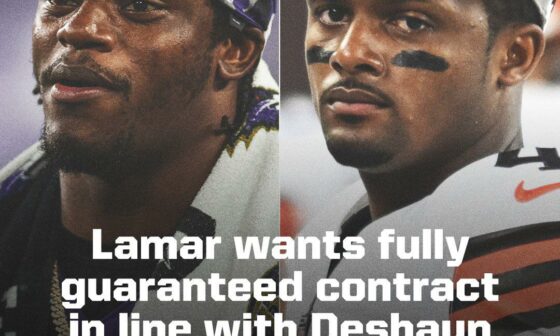 Might not be seeing Lamar in the AFC North ever again lol