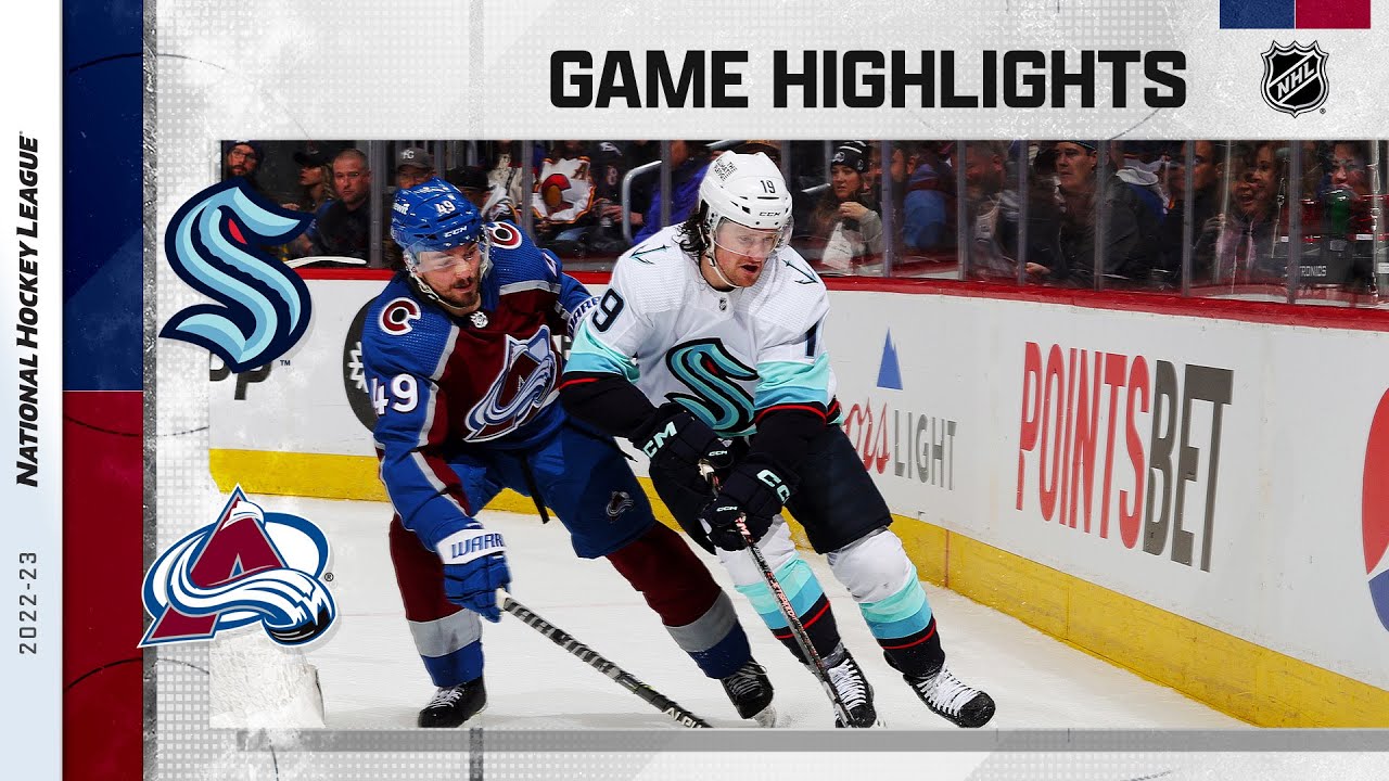Kraken @ Avalanche 3/5 | NHL Highlights 2023