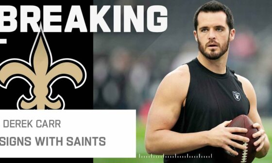 Breaking: Derek Carr Signs With New Orleans Saints