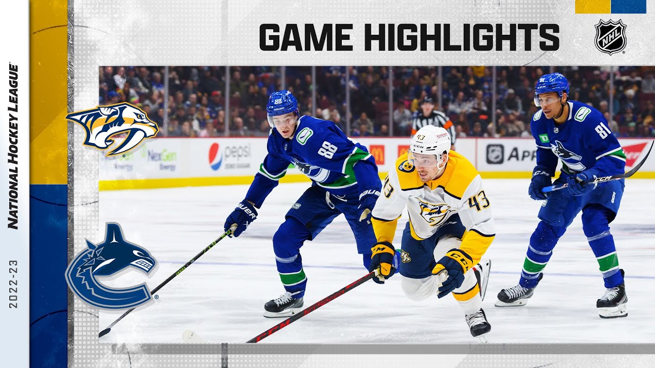Predators @ Canucks 6/3 | NHL Highlights 2023