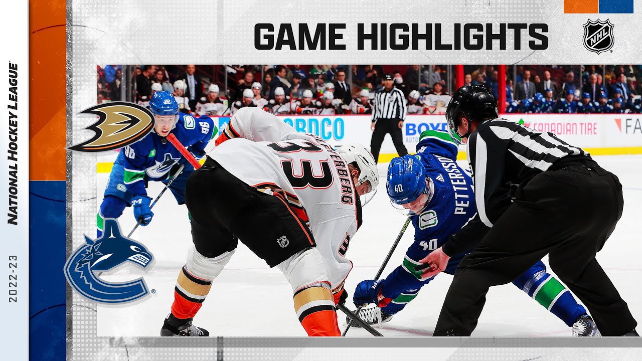 Ducks @ Canucks 3/8 | NHL Highlights 2023