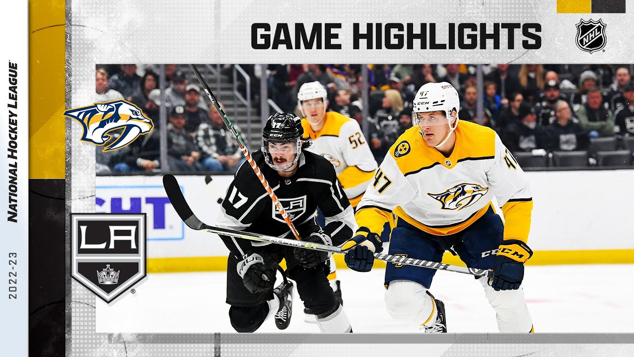Predators @ Kings 3/11 | NHL Highlights 2023