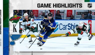 Wild @ Blues 3/15 | NHL Highlights 2023