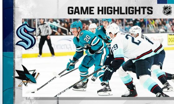 Kraken @ Sharks 3/16 | NHL Highlights 2023
