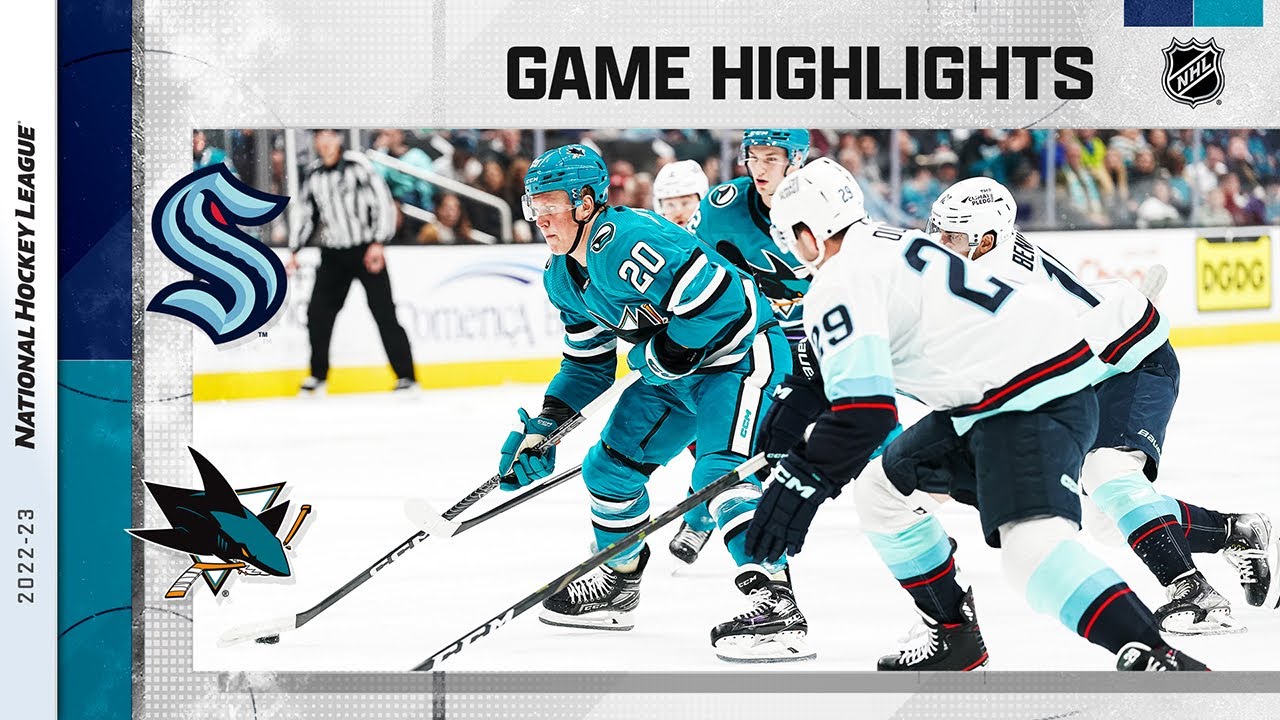 Kraken @ Sharks 3/16 | NHL Highlights 2023