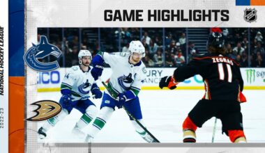 Canucks @ Ducks 3/19 | NHL Highlights 2023
