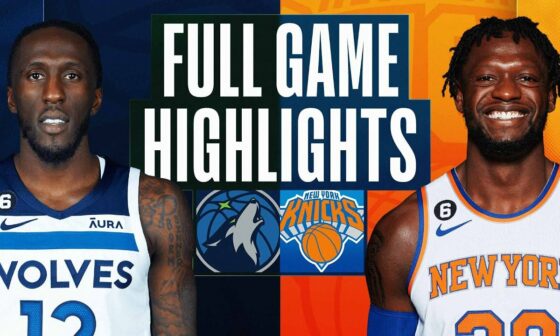 TIMBERWOLVES at KNICKS | FULL GAME HIGHLIGHTS | March 20, 2023