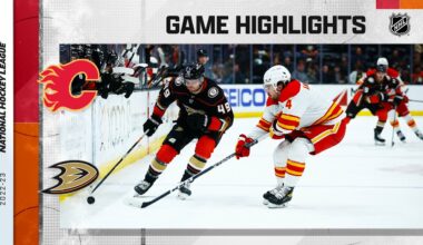 Flames @ Ducks 3/21 | NHL Highlights 2023