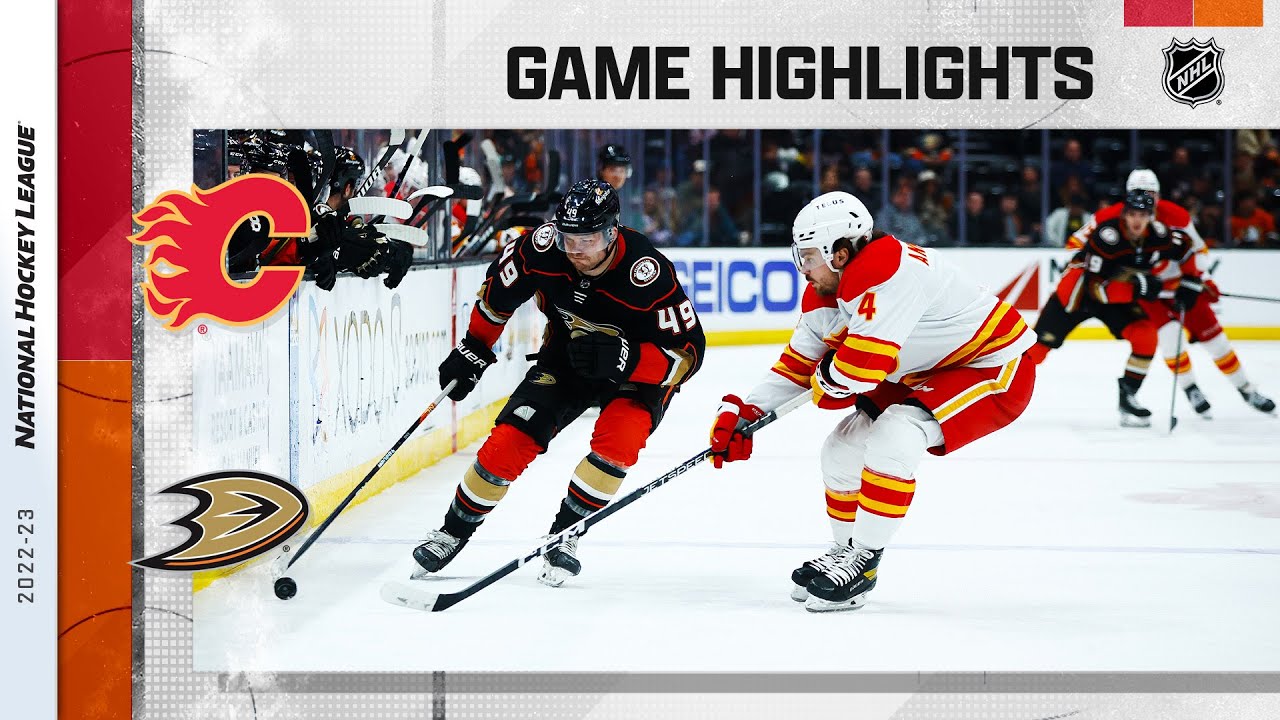 Flames @ Ducks 3/21 | NHL Highlights 2023