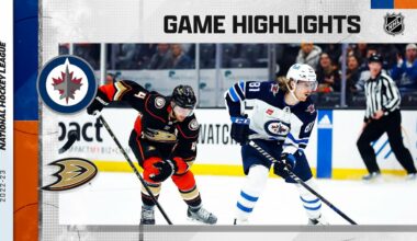 Jets @ Ducks 3/23 | NHL Highlights 2023