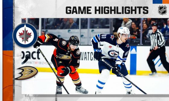 Jets @ Ducks 3/23 | NHL Highlights 2023