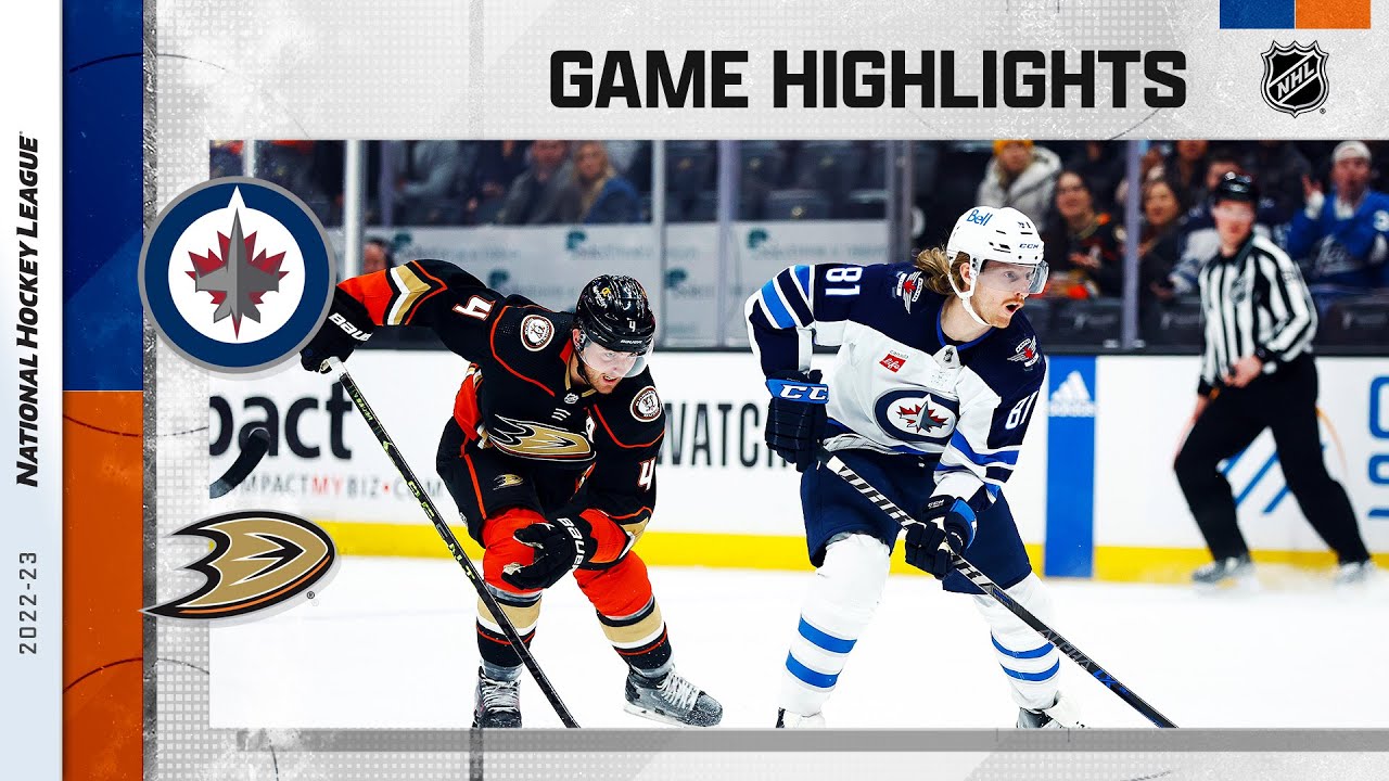 Jets @ Ducks 3/23 | NHL Highlights 2023