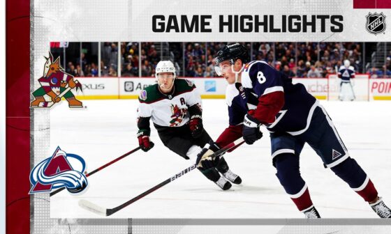 Coyotes @ Avalanche 3/24 | NHL Highlights 2023