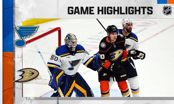 Blues @ Ducks 3/25 | NHL Highlights 2023