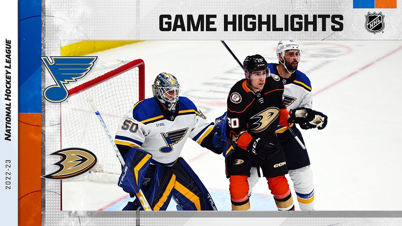 Blues @ Ducks 3/25 | NHL Highlights 2023
