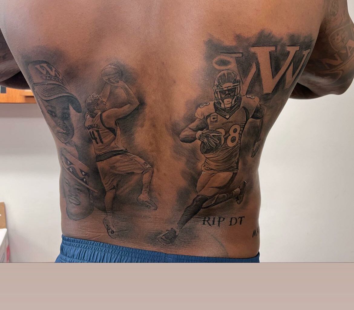 Von Miller has a Tattoo of Dirk on Hits back ?!