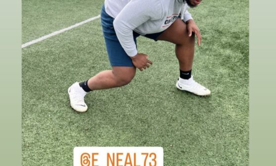 Neal putting in the work