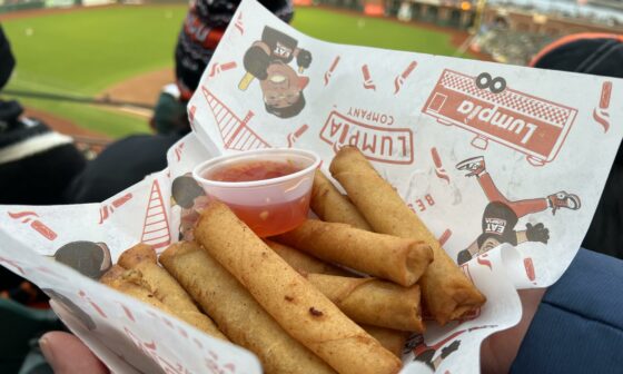 Lumpia at the ballpark?! Why not?