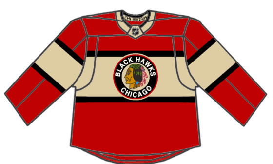 Here’s Reverse Retro 3.0 Concept I made for Chicago. It is a red version of the 2009 WC.