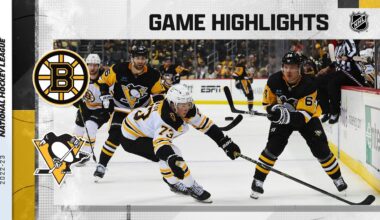 Bruins @ Penguins 4/1 | NHL Highlights 2023