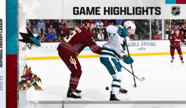 Sharks @ Coyotes 4/1 | NHL Highlights 2023