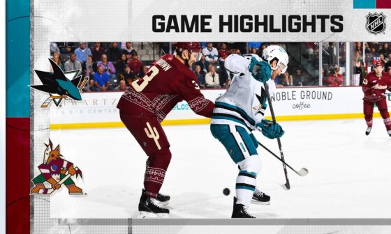 Sharks @ Coyotes 4/1 | NHL Highlights 2023