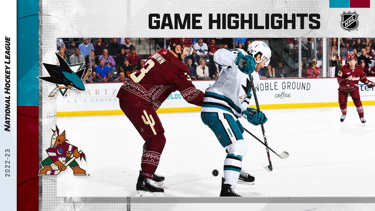 Sharks @ Coyotes 4/1 | NHL Highlights 2023