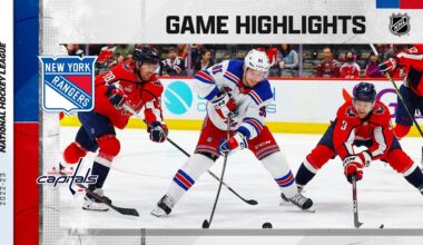 Rangers @ Capitals 4/2 | NHL Highlights 2023