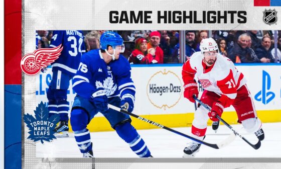Red Wings @ Maple Leafs 4/2 | NHL Highlights 2023