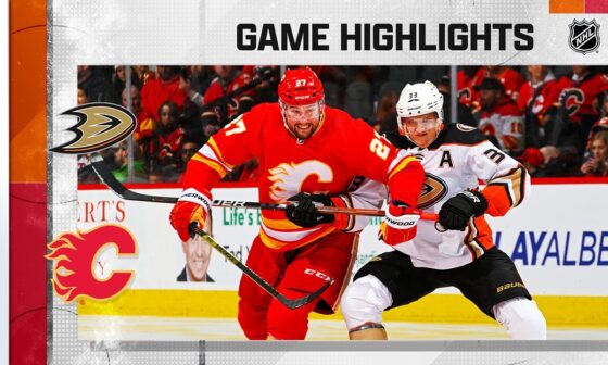 Ducks @ Flames 4/2 | NHL Highlights 2023
