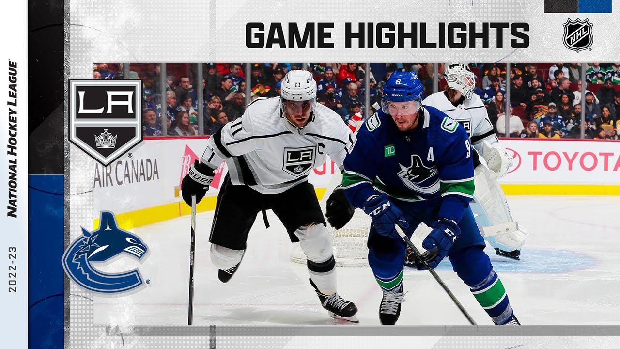 Kings @ Canucks 4/2 | NHL Highlights 2023