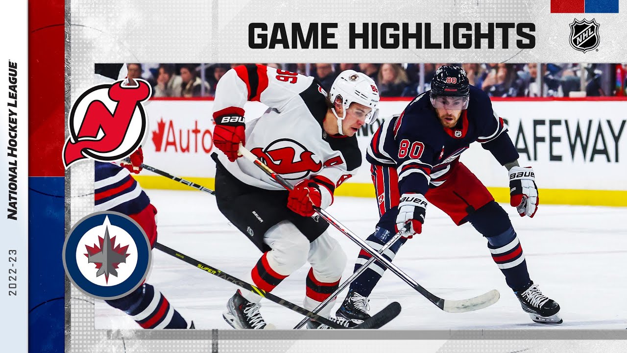 Devils @ Jets 4/2 | NHL Highlights 2023