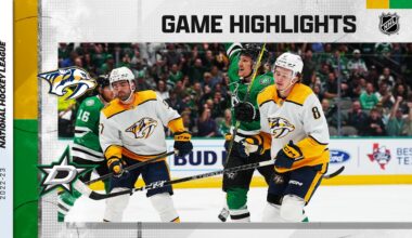 Predators @ Stars 4/3 | NHL Highlights 2023