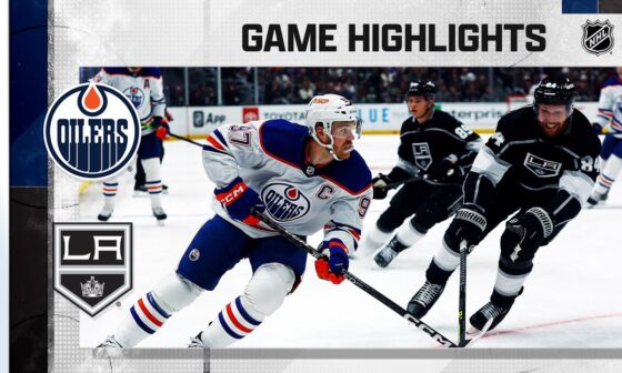 Oilers @ Kings 4/4 | NHL Highlights 2023