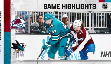 Avalanche @ Sharks 4/4 | NHL Highlights 2023