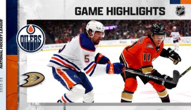 Oilers @ Ducks 4/5 | NHL Highlights 2023