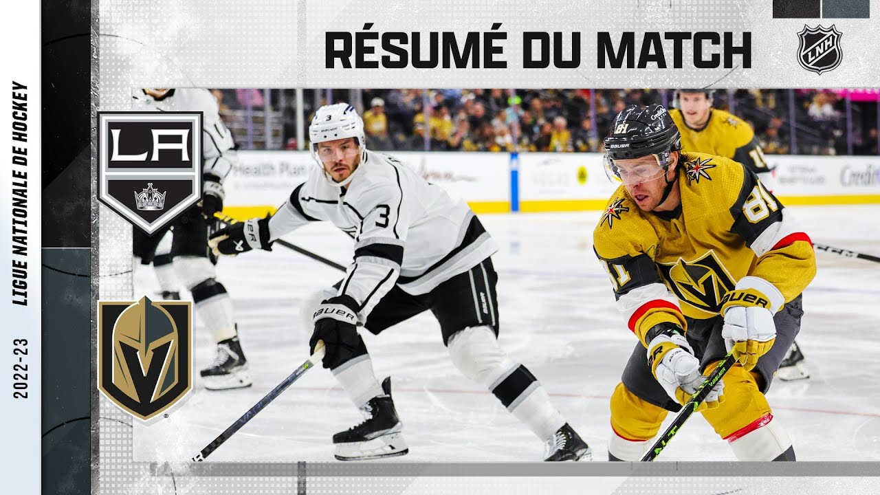 Stephenson s'occupe des Kings | Kings @ Golden Knights| Faits saillants en français 04/06