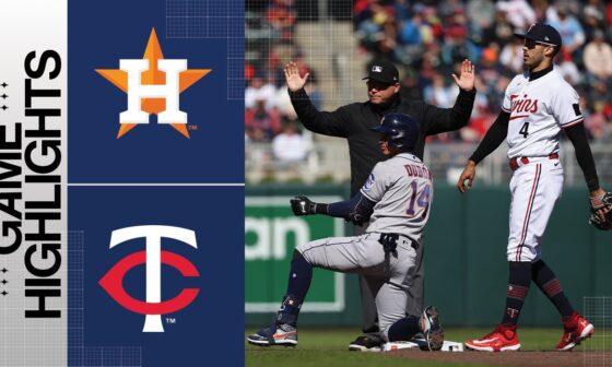 Astros vs. Twins Game Highlights (4/7/23) | MLB Highlights
