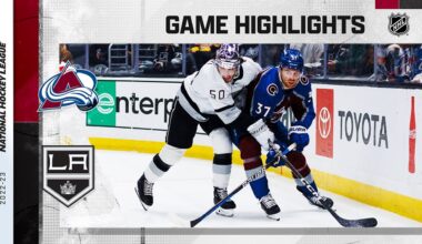 Avalanche @ Kings 4/8 | NHL Highlights 2023