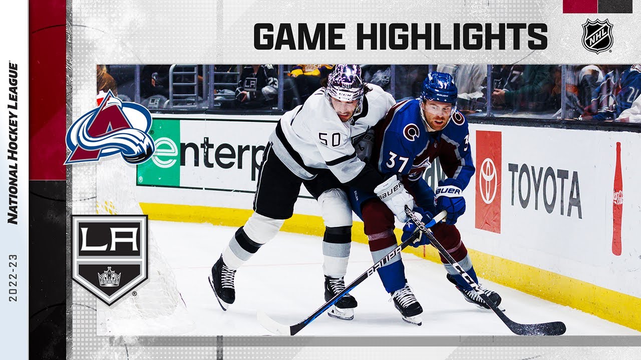 Avalanche @ Kings 4/8 | NHL Highlights 2023