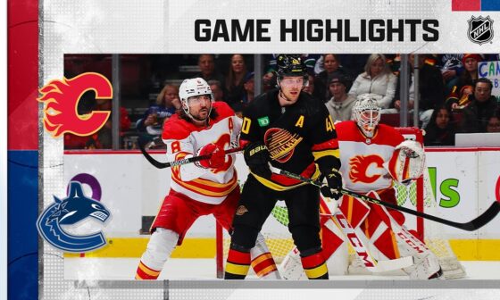 Flames @ Canucks 4/8 | NHL Highlights 2023