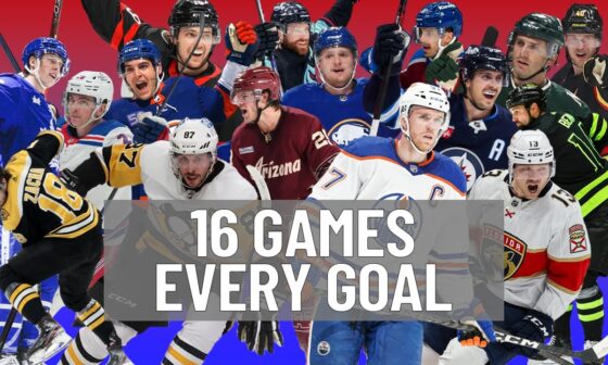 16 games, 100 GOALS! Watch them all!