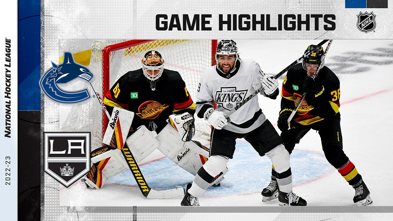 Canucks @ Kings 4/10 | NHL Highlights 2023