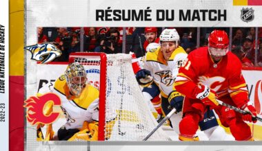 Saros et Nashville éteignent les Flames | Predators @ Flames | Faits saillants en français 10/04