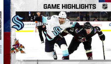 Kraken @ Coyotes 4/10 | NHL Highlights 2023