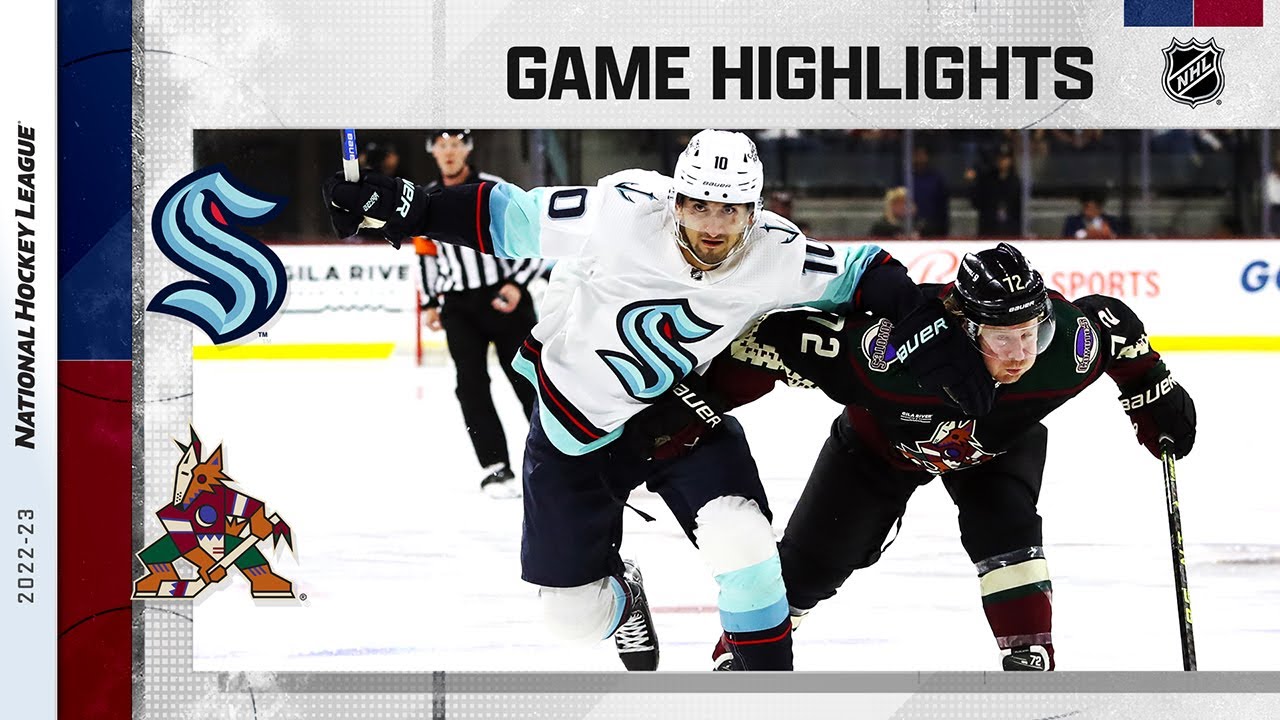 Kraken @ Coyotes 4/10 | NHL Highlights 2023